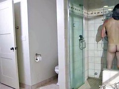 Nana, Sucer une bite, Queue, Petite amie, Hard, Maman, Douche, Suçant