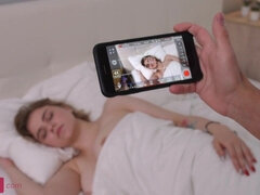 curvy PAWG Bella Breeze - In a few minutes she opened mouth and receives cum on tongue - Hd