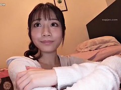 アジア人, 美女, デカチン, デカパイ, フェラチオ, 手コキする, 日本人, オッパイの