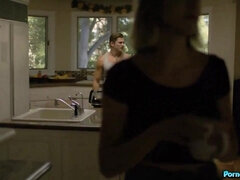 18 jaar, Blond, Bruinharig, Stel, Hd, Tepels, Zuigen, Tieten likken