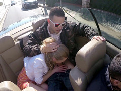 Mamada, Coche, Polla, Al aire libre, Público, Ruso