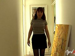 黒人, チン, 異人種間, 淫乱熟女, 母, 自然山雀, 三人, オッパイの