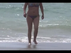 Leie, Strand, Gehörnter ehemann, Behaart, Reif, Milf, Orgasmus, Taboo