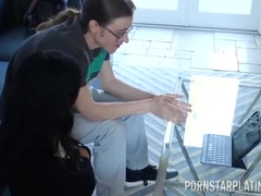 美人, ブロンド, 茶髪の, 巨乳な, 女, 熟年, 怪物, 叫ぶ