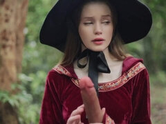 Young beauty shares passionate fantasy adventure