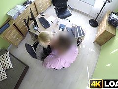 Wonderful blond bent over and screwed hard in office