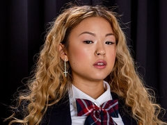 お尻, ブロンド, フェラチオ, 手コキする, キス, ハメ撮り, ティーン, オッパイの