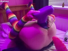 Amateur, Anal, Culo, Británico, Compilación, Consolador, Solo, Juguetes