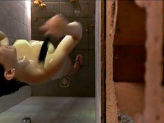 Amateur, French, Shower, Tits, Voyeur
