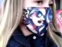 Amateur, Bus, Masturbation, Public, Gicler