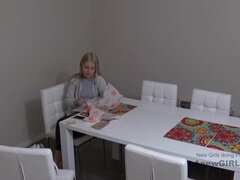 Enthousiasteling, Blond, Sperma, Sperma in mond, Lul, Hd, Gezichtspunt, Kut duiken