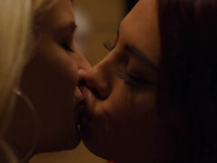 Blond, Fetisj, Vingeren, Hd, Lesbisch, Kut duiken, Roodharige vrouw, Tieten likken