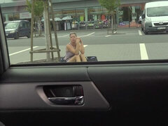 デカ尻, デカパイ, フェラチオ, バック, 淫乱熟女, アウトドア, オッパイの, ヤリマンの