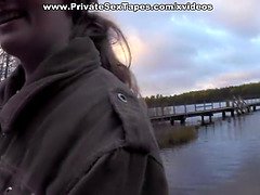 Leie, Blasen, Freundin, Hd, Nackt, Im freien, Öffentlich, Realität