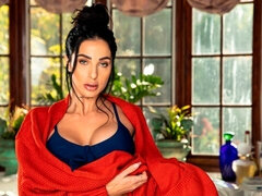 指いじり, 目瞪口呆, 下着, オナニー, 淫乱熟女, 一人, ストッキング, 濡れ