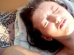 Cumshot, Facial, Glasses