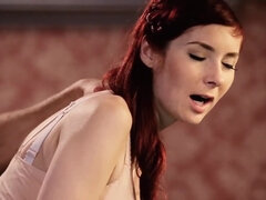 Blowjob, Czech, Pool, Redhead, Stockings
