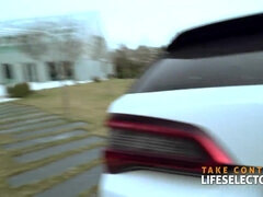 Gros seins, Plantureuse, Couple, En levrette, Fétiche, Latex, Maman, Fessée