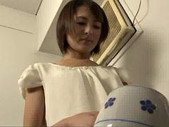 Asiatique, Sucer une bite, Éjaculation interne, Tir de sperme, Japonaise