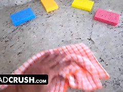 Leie, Blondine, Erstes mal, Hd, Natürlichen titten, Pov, Muschi, Eng