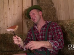 ブロンド, フェラチオ, チェコ, ドレス, 指いじり, ハードコア, なめる, オマンコ