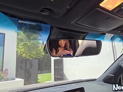 Rubia, Mamada, Chino, Corrida, Sexo duro, Hd, Al aire libre, Pov
