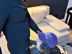 デカチン, フェラチオ, イく瞬間, 黒人, 手コキする, キス, シーメール, オッパイの