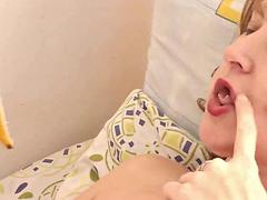 Amateur, Chica, Dormitorio, Rubia, Mamada, Erótico, Madres para coger, Coño