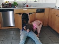 お尻, フェラチオ, 兄弟, 茶髪の, バック, Hd, ティーン, オッパイの