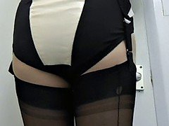 Black Minidress & Lingerie