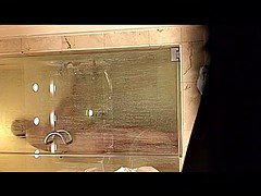 Sexy Christi voyeured in hotel shower