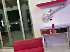 美女, デカチン, 茶髪の, グループ, ティーン