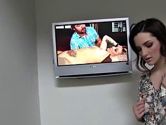 Grosse bite, Noire, Sucer une bite, Brunette brune, Tir de sperme, Faciale, Interracial, Actrice du porno