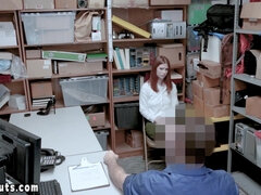 デカチン, フェラチオ, チン, 赤毛, ガリガリ, ティーン, オッパイの, ユニフォーム