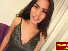 Asiático, Culo, Transexual asiatica, Lencería, Transexual, Solo, Medias largas, Tailandés