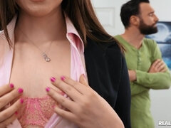 Schwarz, Milf, Schüchtern, Strümpfe