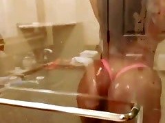 Nice Buttshake in shower