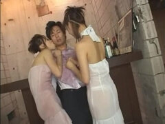 Amazing Japanese slut Ayumu Kase, Sara Minami in Hottest Handjob, Cumshot JAV video