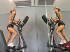 Sucio, Hablar sucio, Pies, Gimnasio, Masturbación, Pequeña, Ruso, Calcetines