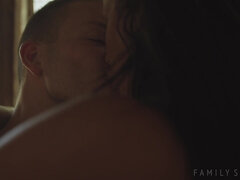 アメリカ人, フェラチオ, 浮気者, 家族, キス, スパンキング, 義母, 妻