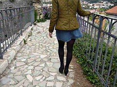 Enthousiasteling, Flashing, Buiten, Openbaar, Onder de rok