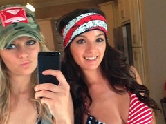 素人, ビキニ, ブロンド, レズビアン, 下着, オナニー, 剃毛, オッパイの