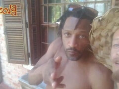 デカ尻, ブロンド, グループ, ラティーナ, オーガズム, オージー, 現実, タトゥー