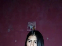 Brunette brune, Noir ébène, Nue  à poil, Chatte, Seins flasques, Rasée, Solo, Webcam