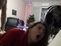 Culo grande, Tetas grandes, Mamada, Corridas, Polla, Casero, Orgasmo, Adolescente
