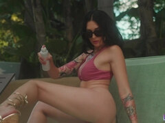 Gros seins, Sucer une bite, Hard, Léchez, Piscine, Chatte, Réalité, Maigrichonne