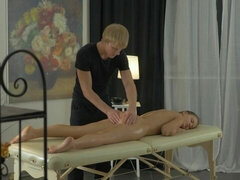 デカチン, フェラチオ, 茶髪の, バック, マッサージ, 自然山雀, ガリガリ, ティーン