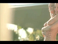 Bikini, Lesbiana, Desnudo, Al aire libre