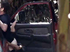 素人, アウトドア, のぞき
