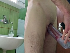 Penis play with pump